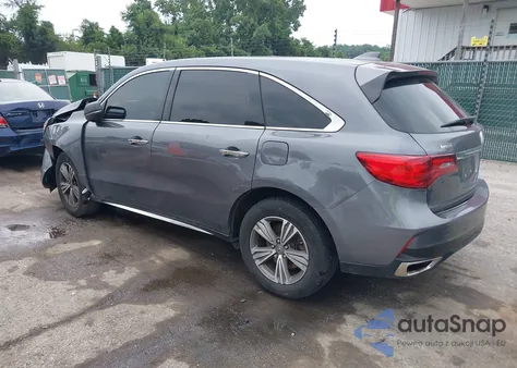 2019 Acura Mdx Standard from USA, damaged, VIN 5J8YD4H32KL034327